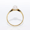 Ring i rödguld 18 k med sötvattens pärla 5,8 mm - Bild 2